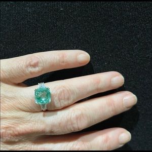 QVC Aquamarine Ring